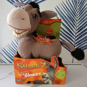 NEW Hasbro Talking Donkey Shrek 2 Figure Doll